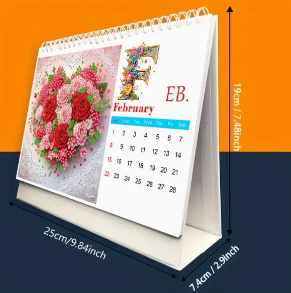 Diamond Painting Jahreskalender 2026